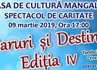 Spectacolul caritabil “Daruri si Destine”, la a IV-a editie. In acest an, fondurile stranse vor fi folosite in sprijinul doamnei Tanuta Stegaru din Mangalia