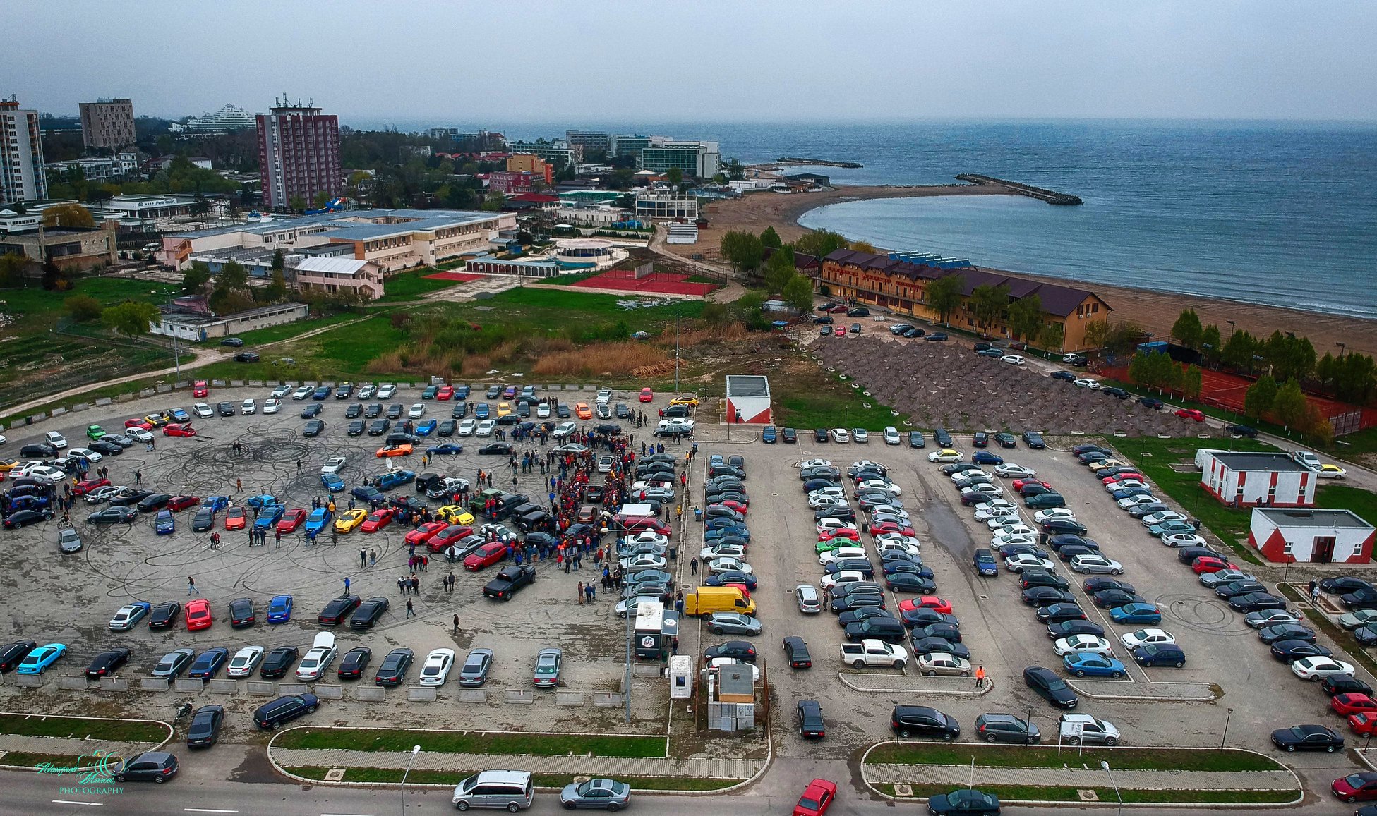 Cars by the Sea