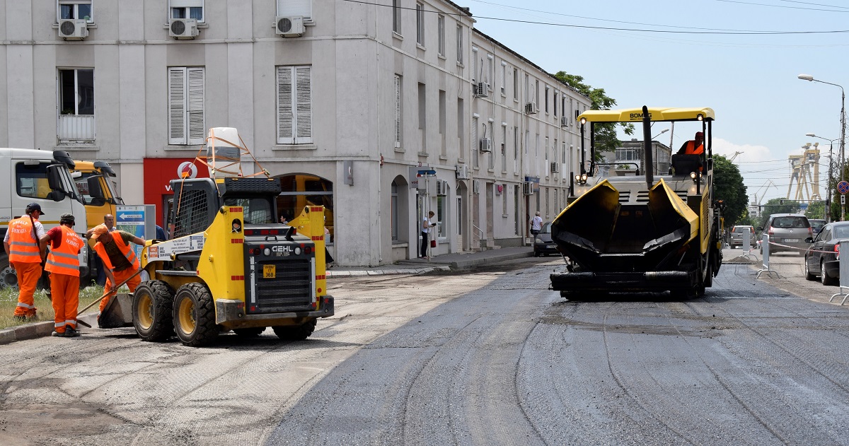 asfaltare strazi mangalia