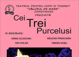 Teatru pentru copii: “CEI TREI PURCELUȘI”, pe scena Casei de Cultura Mangalia
