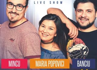 Stand-up comedy cu Banciu, Mincu și Maria Popovici, la Mangalia