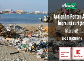 Kaufland România și Act for Tomorrow încep programul de curățare de deșeuri a litoralului Mării Negre și a apelor din țară