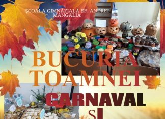 Bucuria Toamnei, carnaval și expoziție la Şcoala Gimnazială nr. 2 “Sfântul Andrei” Mangalia