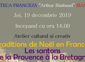 Biblioteca Franceză din Mangalia vă invită la un atelier creativ bilingv dedicat tradițiile de Craciun în Franța