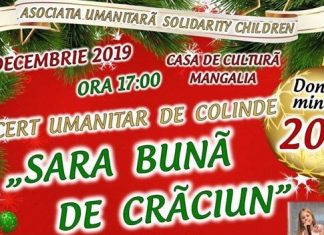 Concertul umanitar de colinde LIVE: “SARA BUNĂ LUI CRĂCIUN”. 40 de familii vor beneficia de fondurile strânse. Participă și TU!