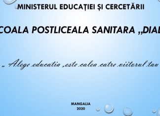 Școala Postliceală Sanitară „Diada” vă prezintă OFERTA EDUCAȚIONALĂ pentru anul școlar 2020-2021