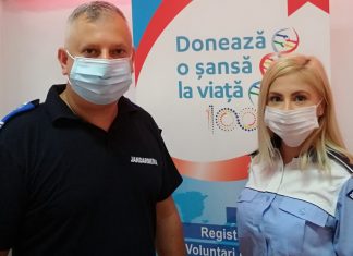 Jandarmii şi poliţiştii constănţeni au donat sânge pentru semenii lor