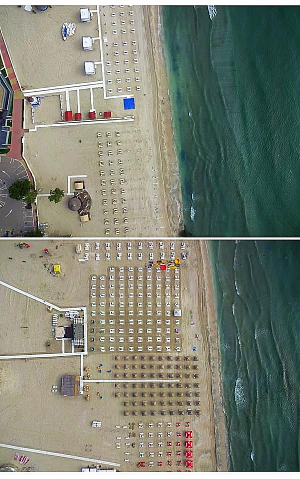 Plajele de pe litoralul românesc monitorizate cu drona