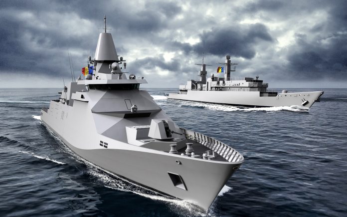 model nave militare damen
