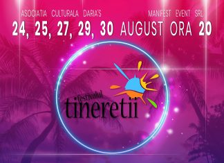 Luni, 24 august 2020, se dă startul competiției de muzică ușoară din cadrul Festivalului Tinereții.