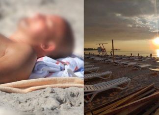 A RĂMAS în CHILOȚI și PAPUCI, după ce a ADORMIT pe PLAJĂ