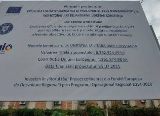 Fonduri europene nerambursabile accesate de Inspectoratul de Jandarmi Județean Constanța