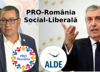 Pro România şi ALDE au decis să fuzioneze; noua formaţiune se va numi Pro România Social Liberal