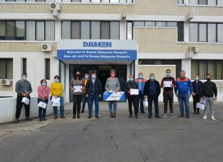 Damen Shipyards Mangalia — Premianții Concursului de Sănătate și Securitate în Muncă, organizat de Sindicatul Liber “Navalistul”