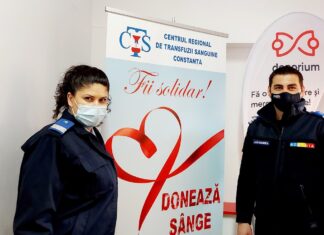 Misiune pentru viaţă! Jandarmii constănţeni donează sânge pentru semenii lor