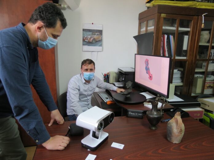 Scanare artefacte in cadrul proiectului ARHICUP