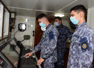 Elevii militari, în stagiu de practică la navele militare din porturile Constanța, Mangalia, Tulcea și Brăila