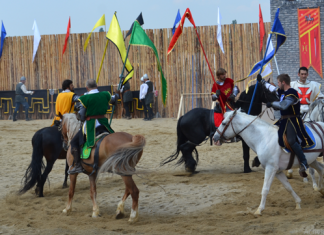 Reîncep spectacolele la Herghelia Mangalia! Show-ul „Balaurul” – eveniment spectacol cu cai, cavaleri, domnițe, efecte speciale și… Balaur!