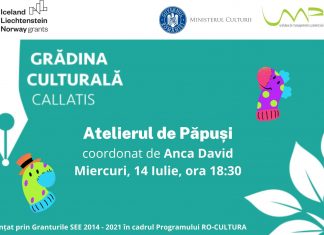 Atelier de păpuși, cu Anca David, la Grădina Culturală Callatis