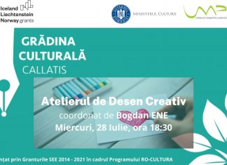 Atelierul de Desen Creativ, eveniment dedicat copiilor, la Grădina Culturală Callatis