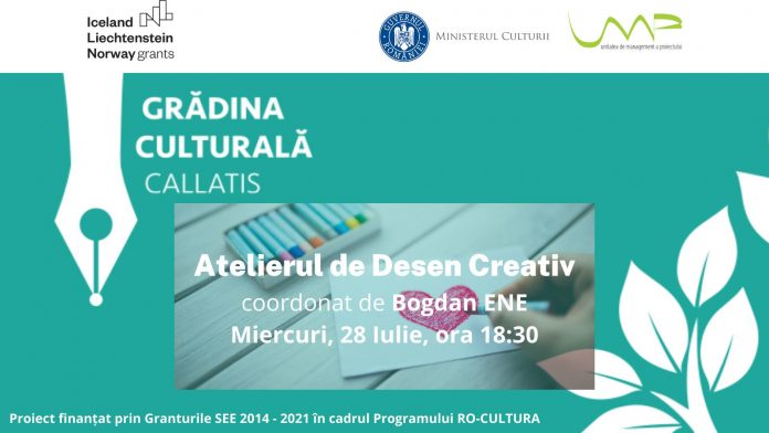atelier de desen creativ la Gradina Culturala Callatis
