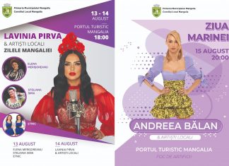 Andreea Bălan și Lavinia Pîrva vor concerta, la Mangalia, de Zilele orașului
