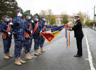 Şcoala de Instruire Interarme a Forţelor Navale la 125 de ani. Ceremonie restrânsă, la sediul unitații din Mangalia