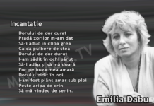 Emilia Dabu: ”Incantație”