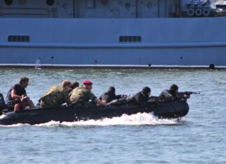 Exerciții militare pe raza lagunei Limanu și raioanele de instrucție din vecinătate