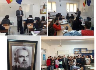 Patronul Școlii Gimnaziale “Gala Galaction” Mangalia, omagiat de dl Prof. Ninu Emil-Corneliu