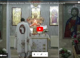 Sfânta Liturghie din noaptea de Înviere – Parohia Sf. IlieTesviteanul si Sf. Arh. Mihail si Gavriil