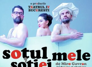 Invitație la teatru: SOȚUL SOȚIEI MELE – o comedie spumoasă, pe scena Casei de Cultură din Mangalia, astăzi, 14 aprilie 2022