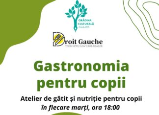 Gastronomia pentru copii – Atelier de gătit și Nutriție, cu Chef Dragoș, în fiecare marți, la Grădina Culturală Callatis