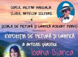 Prima expoziție personală a tinerei Ioana Bianca Măldărescu va avea loc, duminică, 17 iulie, la Clubul Artelor Solteris