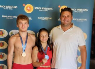 Luptătorii Ana Maria Pîrvu și Daniel Sandu, din Mangalia, medaliați la Europene