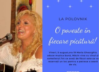 Degustare vin și seară folk cu Maria Gheorghiu, La Polovnik, în 2 Mai – MUZICĂ și VIN: O poveste, în fiecare picătură!