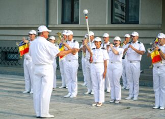 Muzica Militară a Forțelor Navale va susține, astăzi, un concert în Piața Republicii din Mangalia
