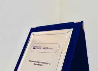 Liceul Teoretic „George Călinescu”din Constanța primește al cincilea trofeu din partea British Council România