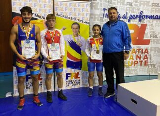 Ei sunt medaliații la Campionatul Național de Lupte U20
