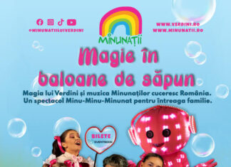 Spectacolul pentru copii „Magie în baloane de săpun”, duminică, 9 octombrie 2022, la Casa de Cultură Mangalia