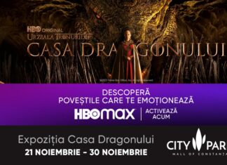 Craniul legendarului dragon Balerion din House of the Dragon ajunge la City Park Mall Constanța