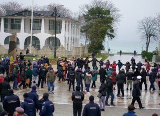 Ceremonie militară la Mangalia, de Ziua Unirii Principatelor Române