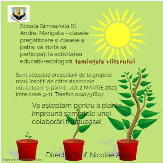 Activitatea Semințele viitorului