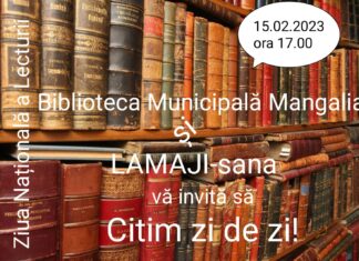 Ziua Națională a Lecturii va fi marcată de Asociația Lamaji-Sana, elevi și cadre didactice la Biblioteca Municipală Mangalia