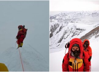Alpinista Maria Dănilă, prima femeie din România care cucereşte Vârful Annapurna din Himalaya, ajungând la 8.091 de metri altitudine