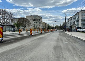 S-a finalizat asfaltarea unui tronson al străzii Ștefan cel Mare din Mangalia
