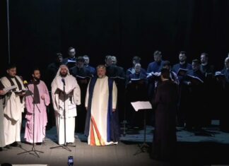 (video) Spectacolul muzical „În vremea aceea…”, susținut de Corala bărbătească ortodoxă „Armonia” a Arhiepiscopiei Tomisului la Mangalia