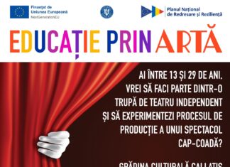 „Educație prin artă”, proiectul care promovează teatrul în rândul tinerilor din Municipiul Mangalia
