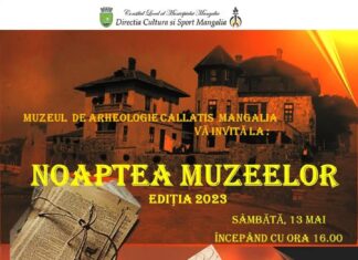 O serie de evenimente dedicate Nopții Muzeelor va acea loc sâmbătă, 13 mai, la Muzeul de Arheologie Callatis