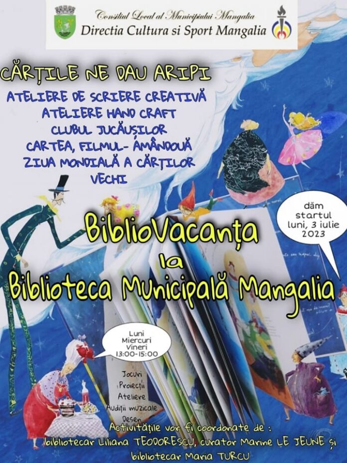 Bibliovacanta la Biblioteca Mangalia